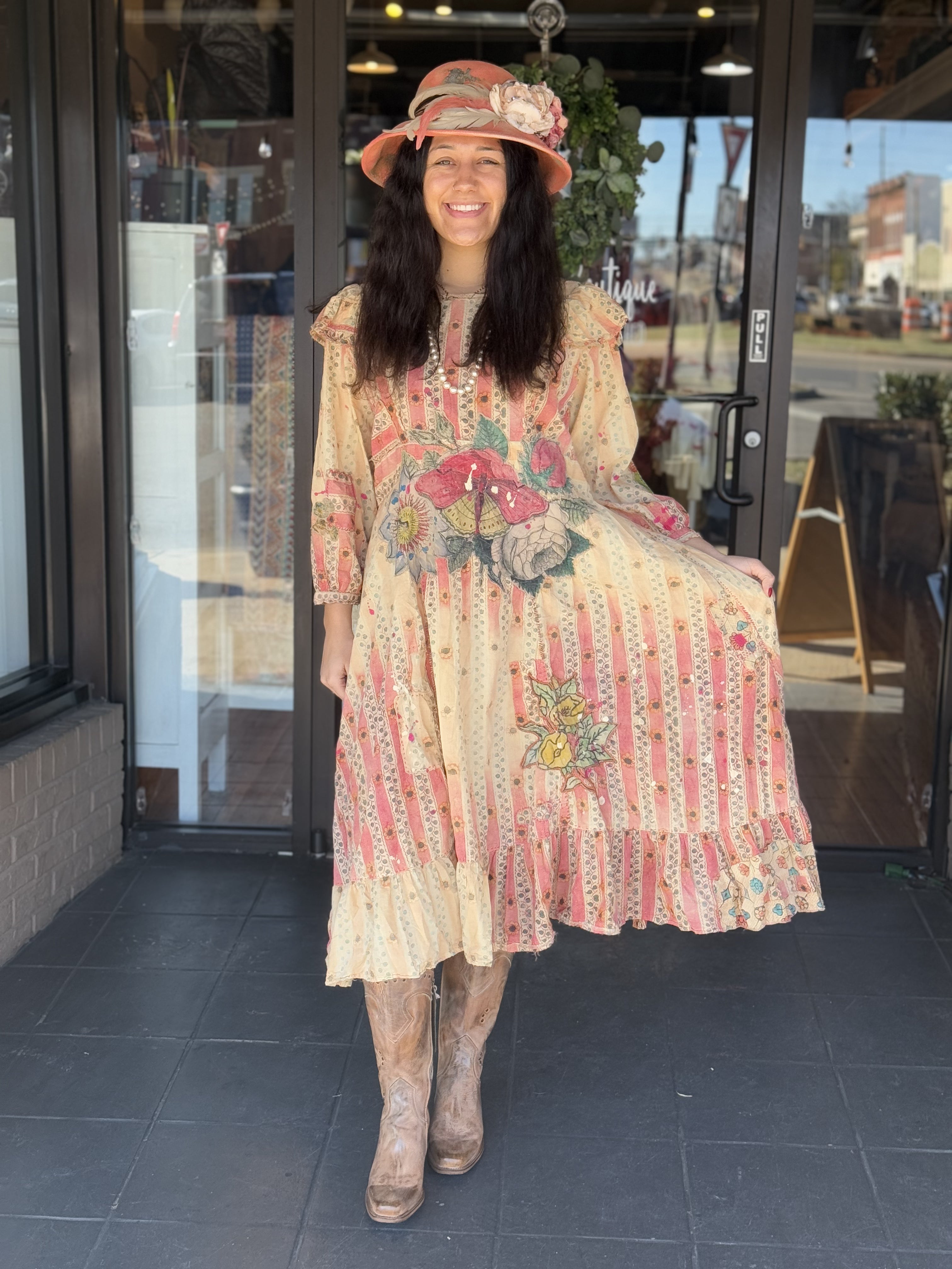 Dress 1276- Sunrise Daisy - Urban Mills Boutique