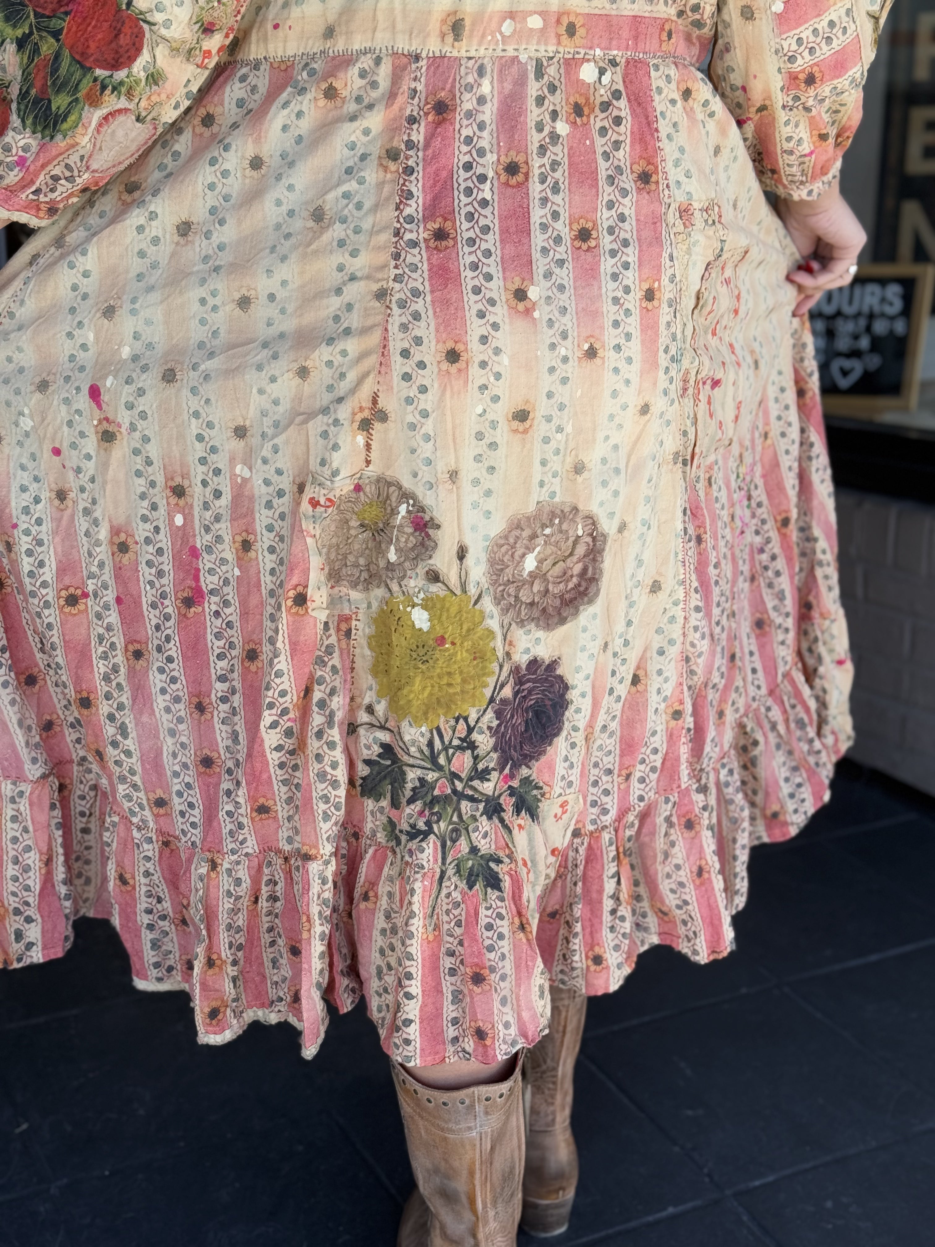 Dress 1276- Sunrise Daisy - Urban Mills Boutique