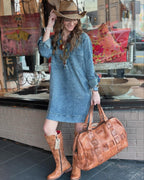 Denim Dress - Urban Mills Boutique