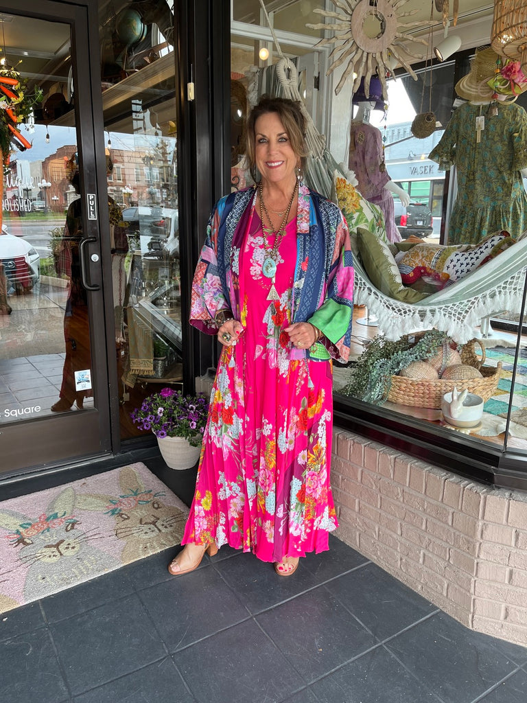 Rose Makenna Kimono (Reversible) - Urban Mills Boutique 