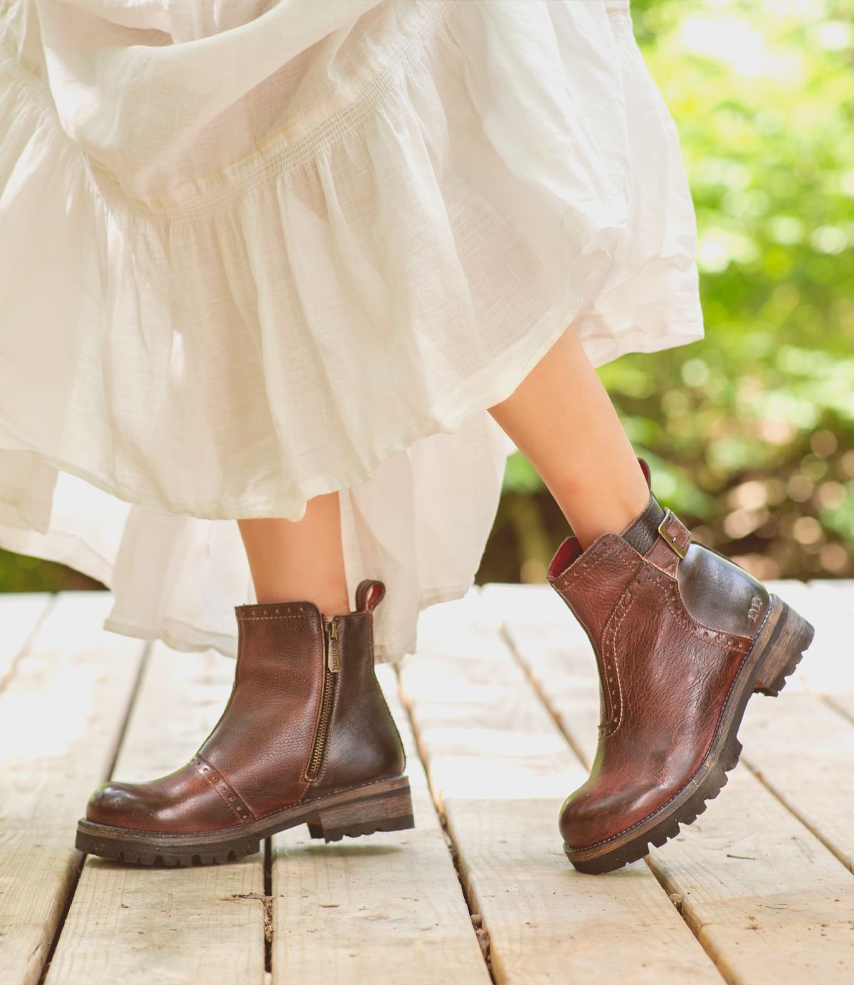 Brianna- Teak Rustic Black Rustic - Urban Mills Boutique 