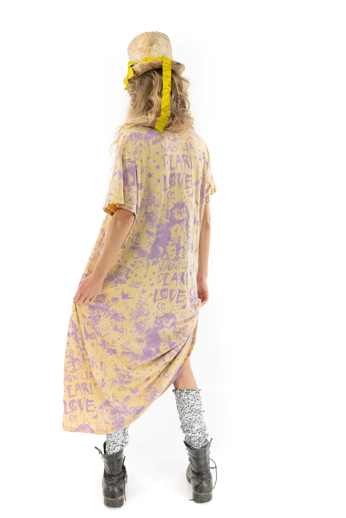 Dress 875- Marigold/Lilac - Urban Mills Boutique 