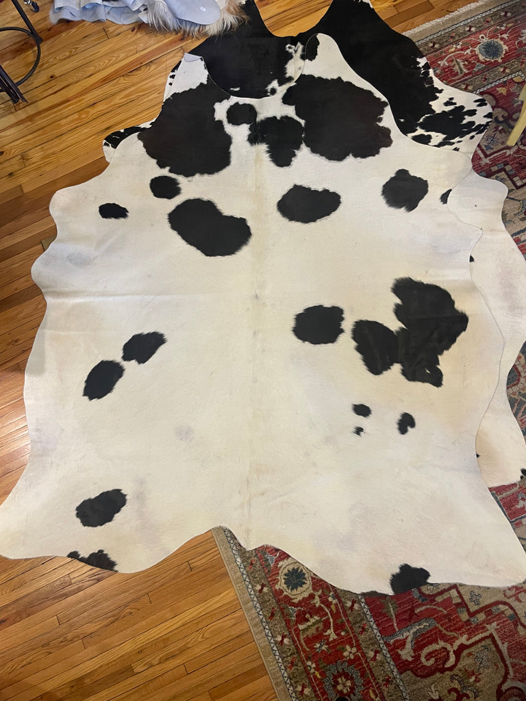 Spotted White Cowhide - Urban Mills Boutique 